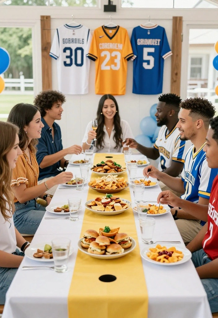 10 Creative Themed Wedding Shower Ideas That'll Make Your Celebration Stand Out! - 10. Sports Fanatics 1