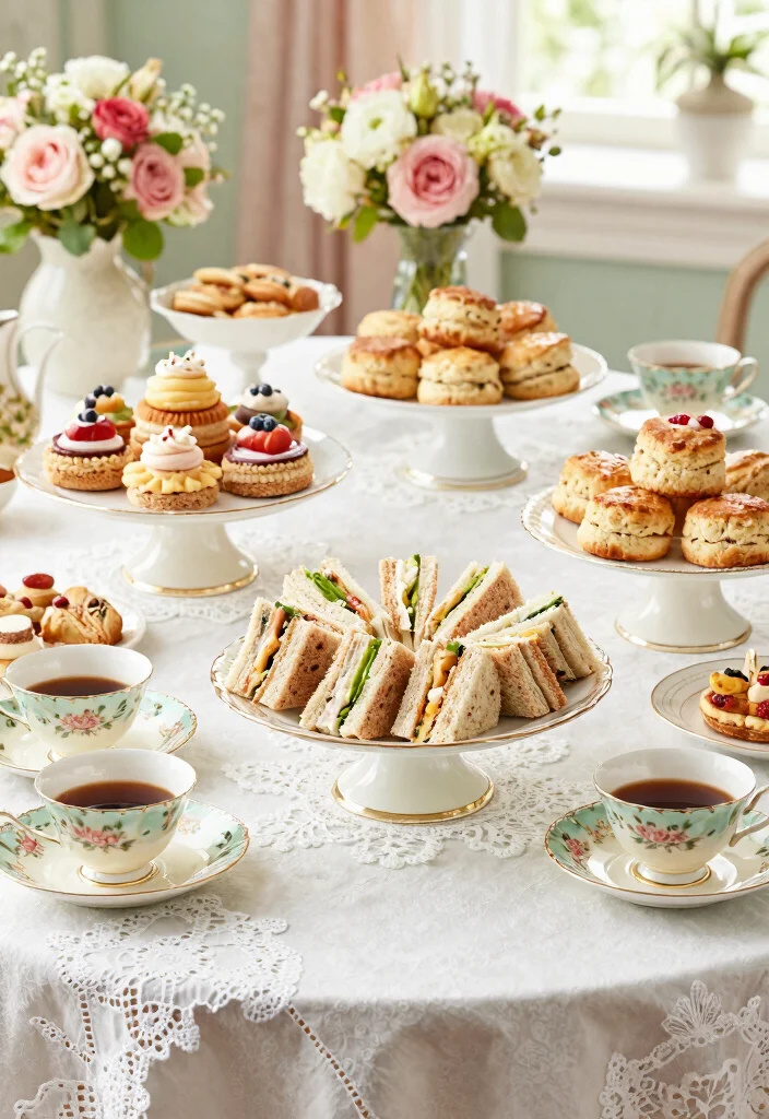 10 Creative Themed Wedding Shower Ideas That'll Make Your Celebration Stand Out! - 2. Vintage Tea Party 1