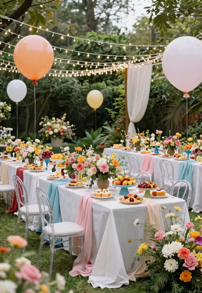 10 Creative Themed Wedding Shower Ideas That'll Make Your Celebration Stand Out! - 3. Whimsical Garden 1