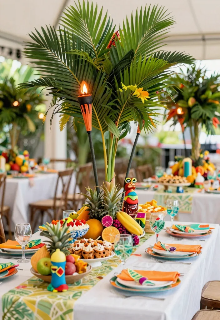 10 Creative Themed Wedding Shower Ideas That'll Make Your Celebration Stand Out! - 4. Tropical Luau 1