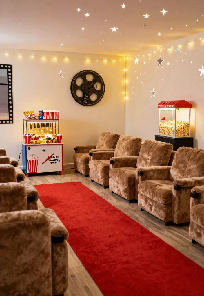 10 Creative Themed Wedding Shower Ideas That'll Make Your Celebration Stand Out! - 5. Movie Night 1