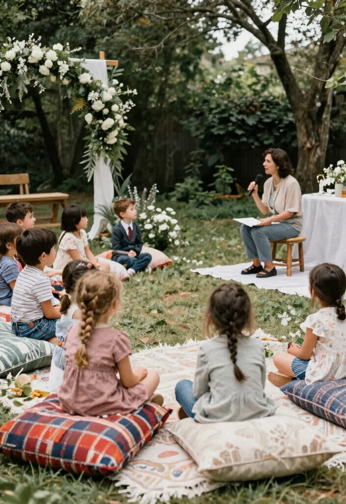 10 Fun Kids Wedding Games That Will Keep Little Guests Entertained All Day! - 9. Story Corner 1