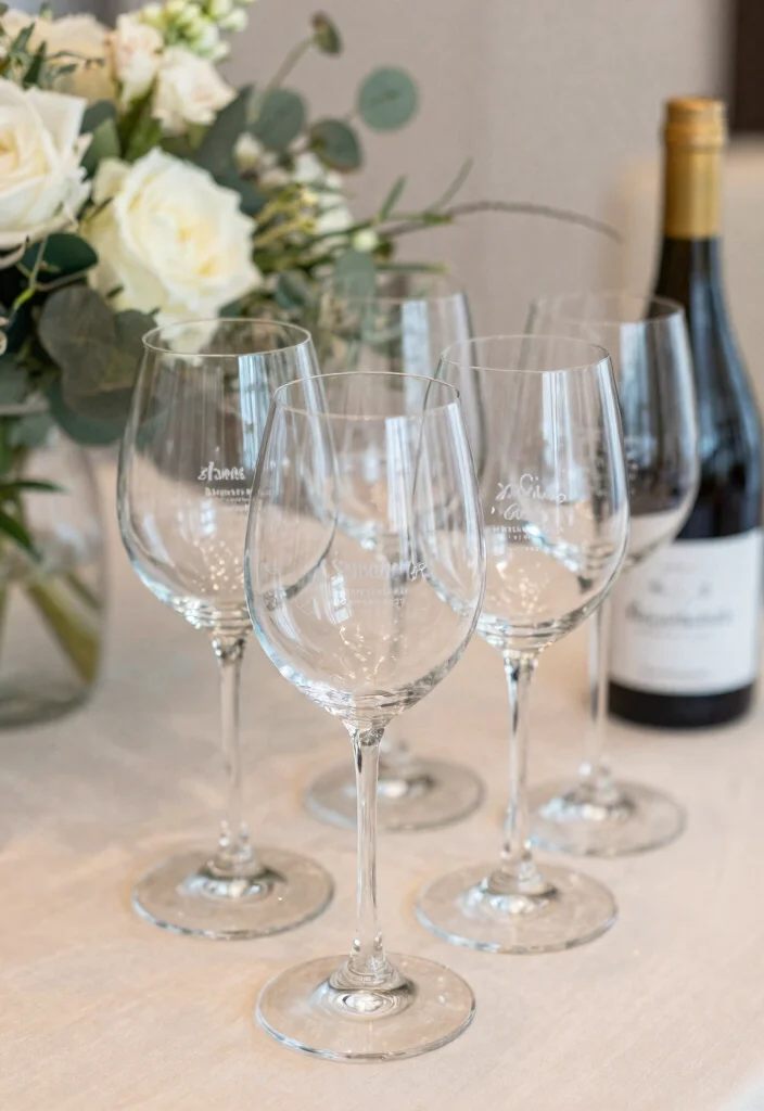 10 Luxurious Bridal Party Gifts That Look Way More Expensive Than They Are (#6 Will Shock You!) - 5. Customized Wine Glasses 1