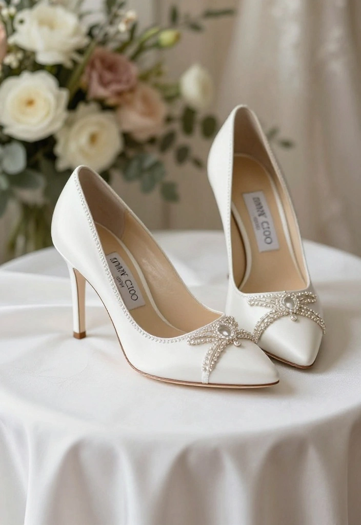10 Stunning Jimmy Choo Wedding Shoes That Will Make You Feel Like a Princess! - 1. The Classic Bella 1