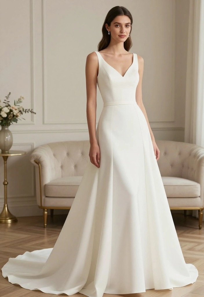 10 Stunning Wedding Dress Trends That Will Leave You Speechless (Wait Until You See #5!) - 4. Minimalist Chic 1