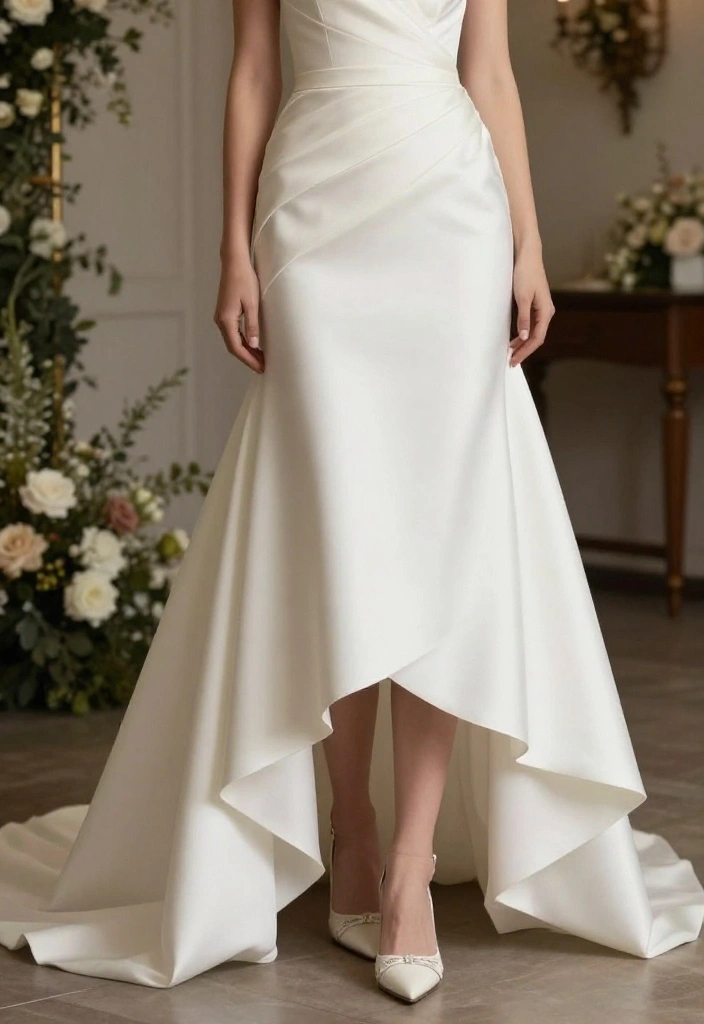 10 Stunning Wedding Dress Trends That Will Leave You Speechless (Wait Until You See #5!) - 7. High-Low Hemlines 1
