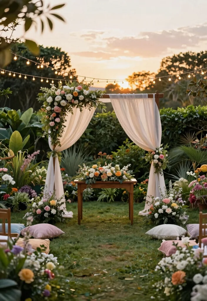 11 Intimate Outdoor Wedding Themes That Will Make Your Heart Melt - 1. Dreamy Garden Romance 1
