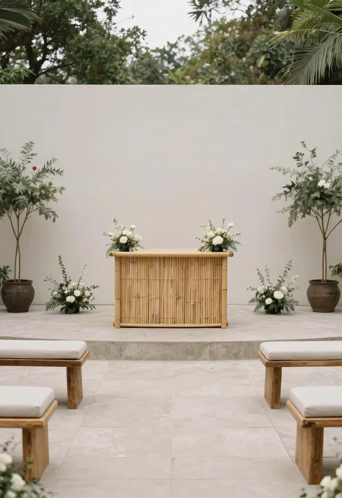 11 Intimate Outdoor Wedding Themes That Will Make Your Heart Melt - 10. Minimalist Zen 1