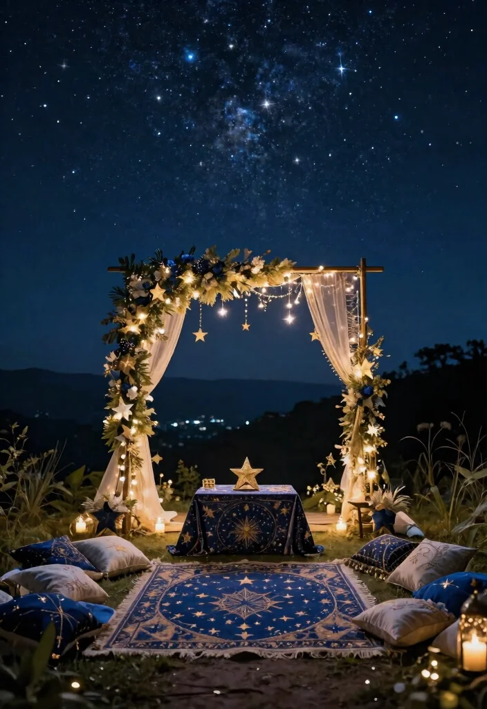 11 Intimate Outdoor Wedding Themes That Will Make Your Heart Melt - 11. Celestial Celebration 1