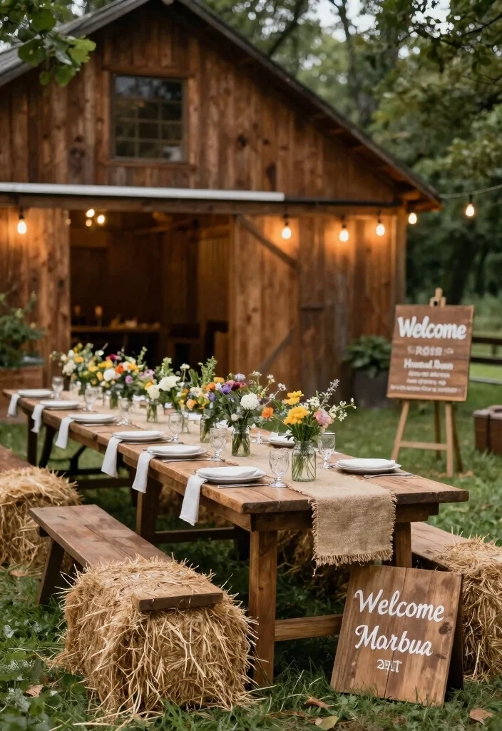 11 Intimate Outdoor Wedding Themes That Will Make Your Heart Melt - 2. Rustic Chic 1
