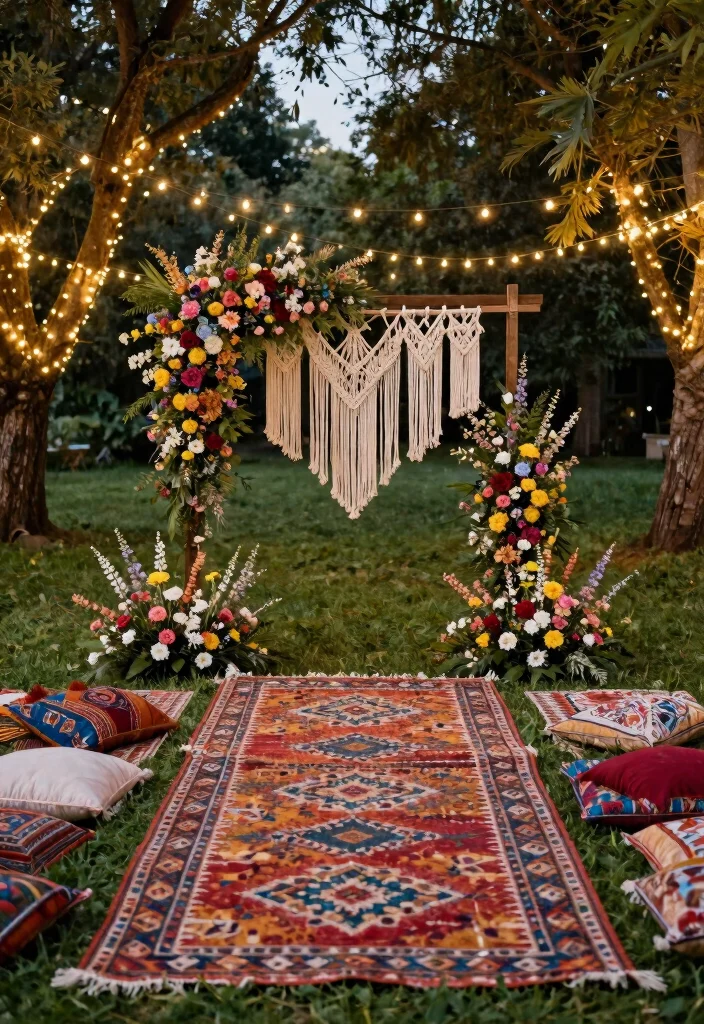 11 Intimate Outdoor Wedding Themes That Will Make Your Heart Melt - 3. Bohemian Bliss 1
