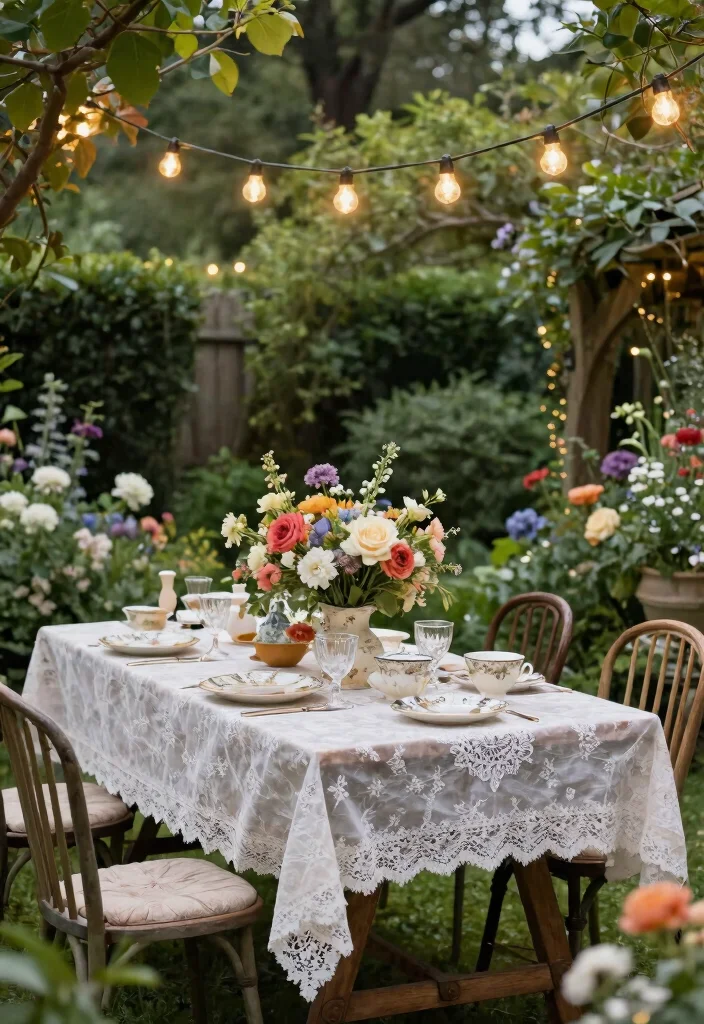 11 Intimate Outdoor Wedding Themes That Will Make Your Heart Melt - 6. Vintage Garden Party 1