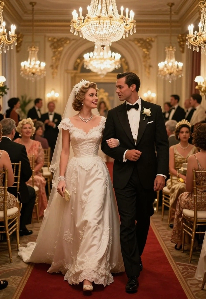 11 Retro Vintage Wedding Themes That Everyone Will Be Talking About! - 10. Vintage Hollywood Glam 1
