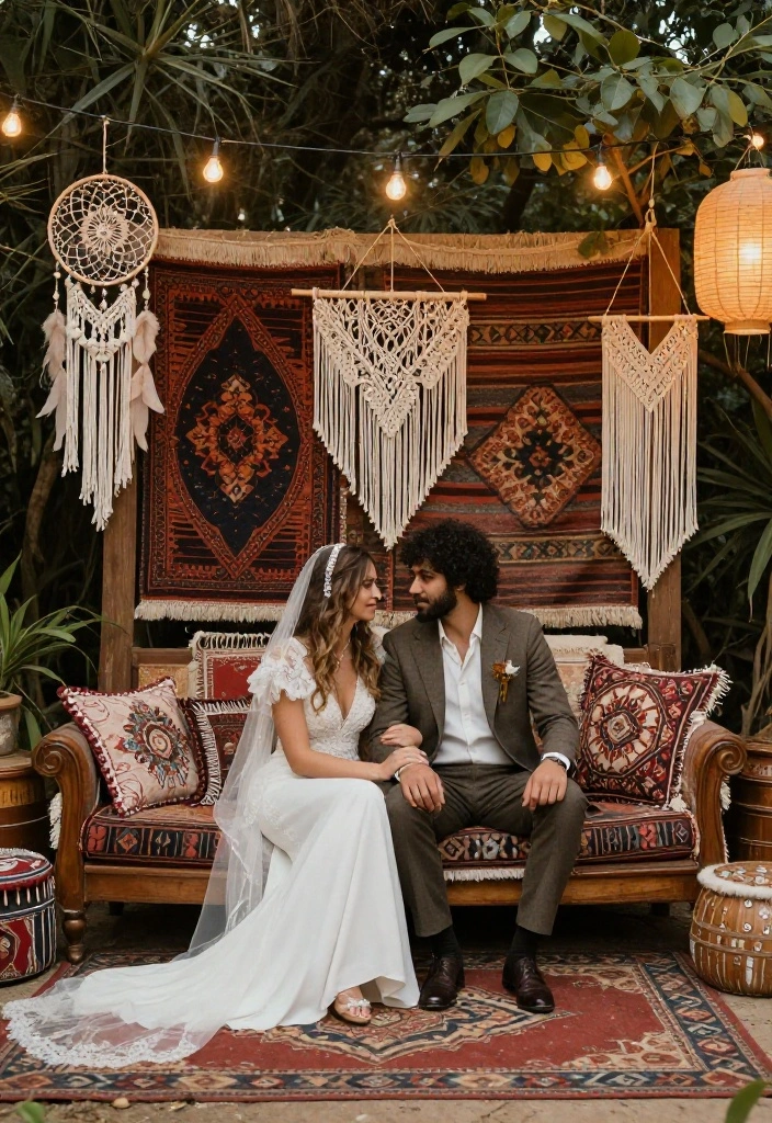 11 Retro Vintage Wedding Themes That Everyone Will Be Talking About! - 4. 1960s Bohemian Chic 1