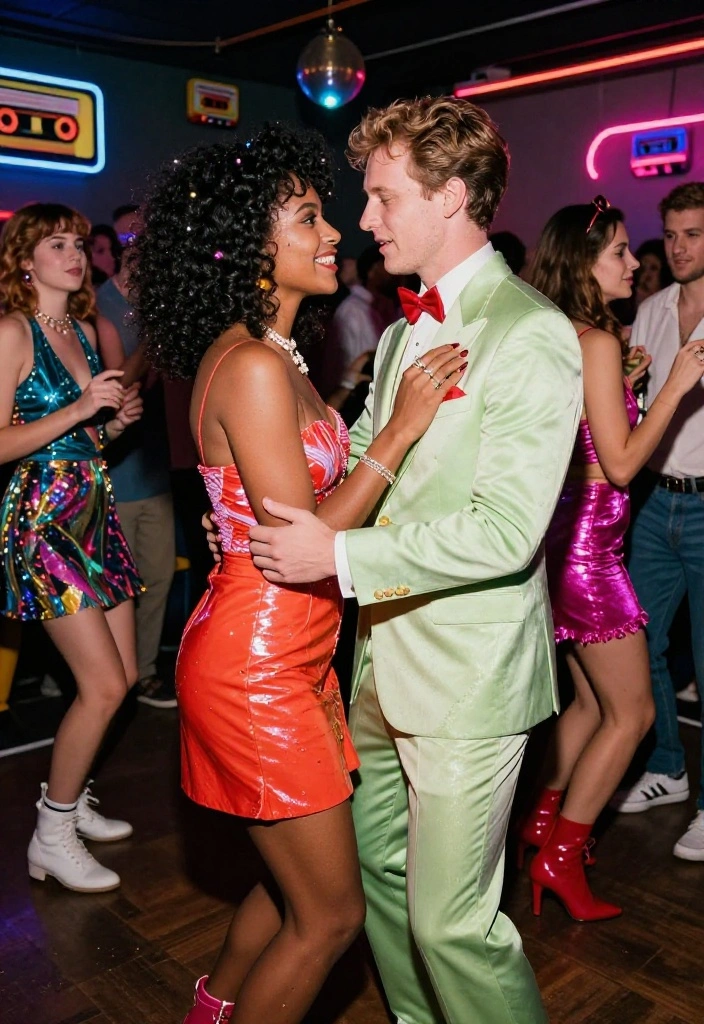 11 Retro Vintage Wedding Themes That Everyone Will Be Talking About! - 6. 1980s Retro Glam 1