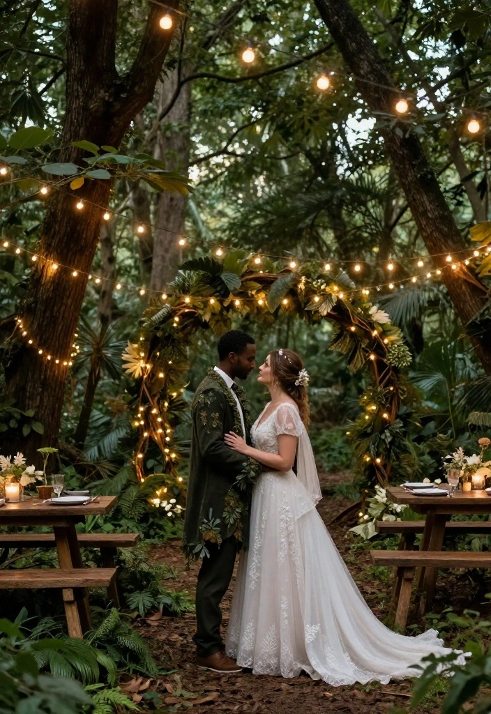 11 Retro Vintage Wedding Themes That Everyone Will Be Talking About! - 8. Enchanted Forest Vintage Wedding 1