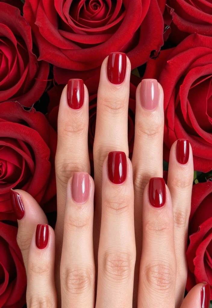 12 Dreamy Wedding Nail Colors That Will Complement Any Dress (Wait Until You See #5!) - 12. Cherry Red: A Bold Statement 1
