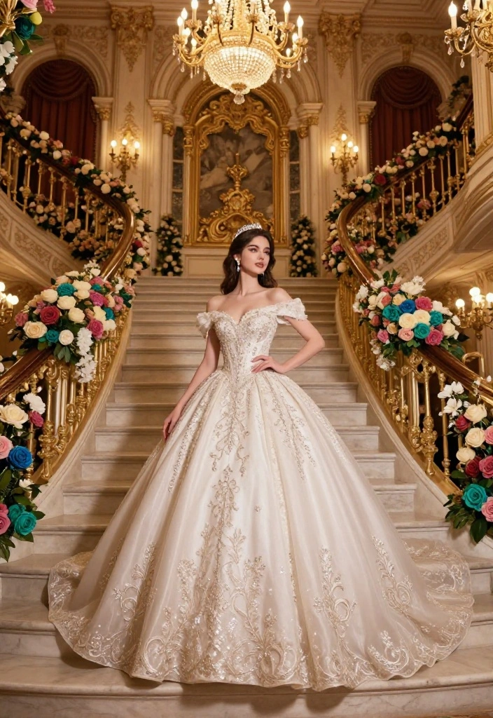 12 Fairytale Wedding Inspirations That'll Make You Feel Like a Princess (Don’t Miss #4!) - 2. Fairytale Castle Elegance 1