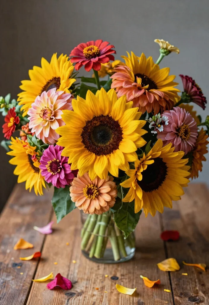 12 Gorgeous Floral Arrangements That Will Make Your Wedding Unforgettable (Check Out #4!) - 2. Vibrant Mixed Flower Bouquets 1