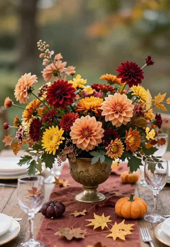 12 Gorgeous Floral Arrangements That Will Make Your Wedding Unforgettable (Check Out #4!) - 9. Seasonal Floral Arrangements 1
