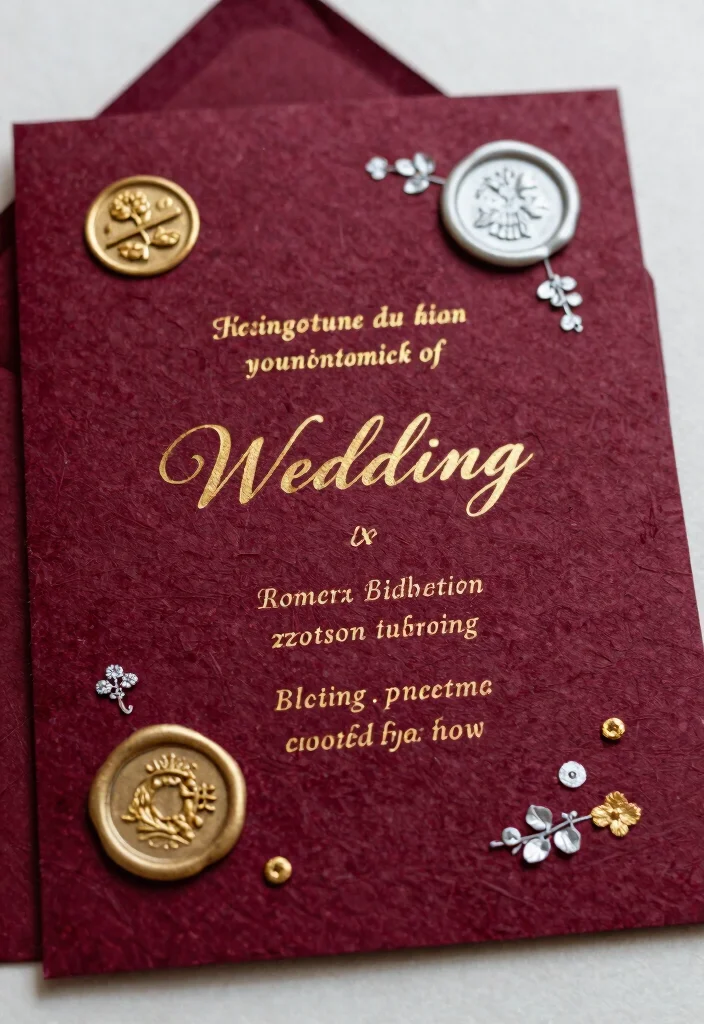 12 Luxurious Wedding Invitation Designs That Will Make You Feel Like Royalty! - 3. Luxurious Textured Paper 1