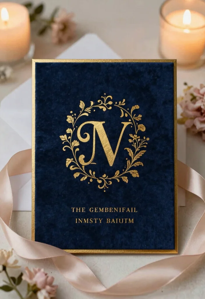 12 Luxurious Wedding Invitation Designs That Will Make You Feel Like Royalty! - 5. Monogram Magic 1