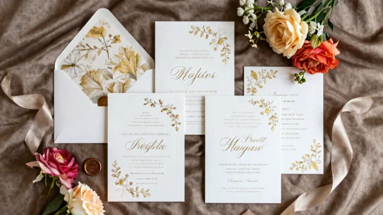 12 Luxurious Wedding Invitation Designs That Will Make You Feel Like Royalty!