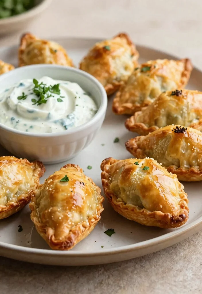 12 Mouth-Watering Mediterranean Appetizers for Your Dream Wedding (You Won't Believe #7!) - 10. Spanakopita Bites 1