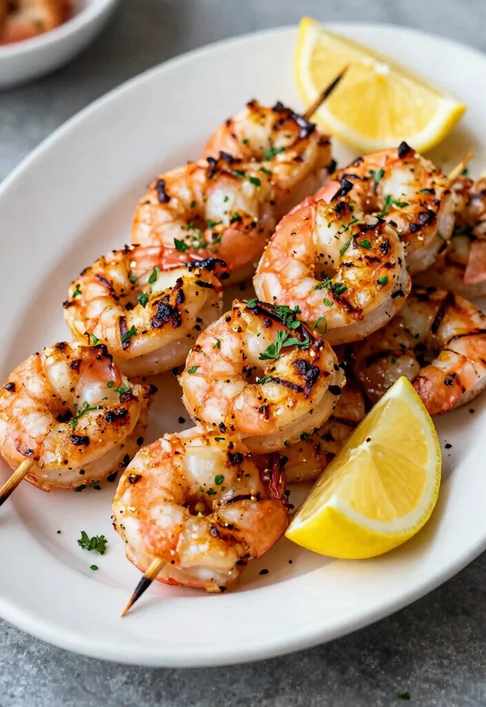 12 Mouth-Watering Mediterranean Appetizers for Your Dream Wedding (You Won't Believe #7!) - 12. Grilled Shrimp Skewers 1