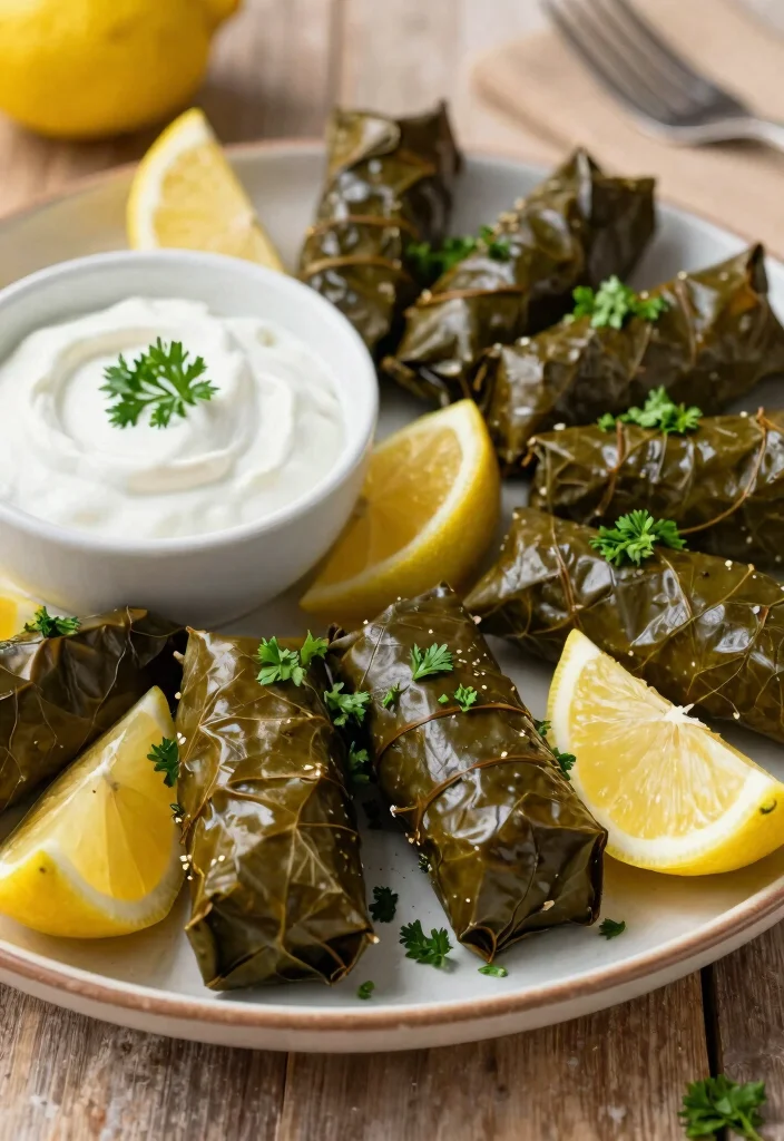 12 Mouth-Watering Mediterranean Appetizers for Your Dream Wedding (You Won't Believe #7!) - 3. Stuffed Grape Leaves (Dolmas) 1