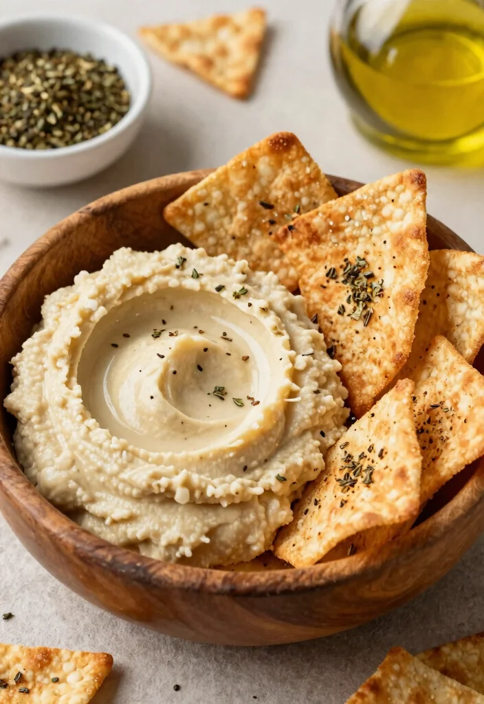 12 Mouth-Watering Mediterranean Appetizers for Your Dream Wedding (You Won't Believe #7!) - 8. Zaatar Pita Chips 1