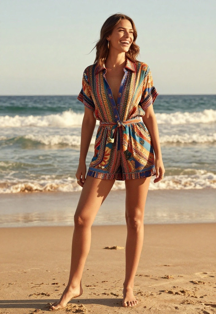 12 Stunning Honeymoon Outfits for Every Season (Get Ready for #8!) - 5. Beach Getaway: Casual Rompers 1