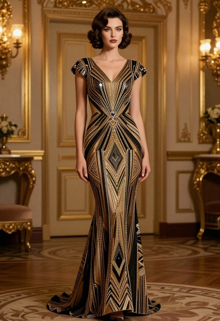 12 Timeless Bride Styles for Every Wedding Theme (Find Your Perfect Match!) - 8. Art Deco Glam 1