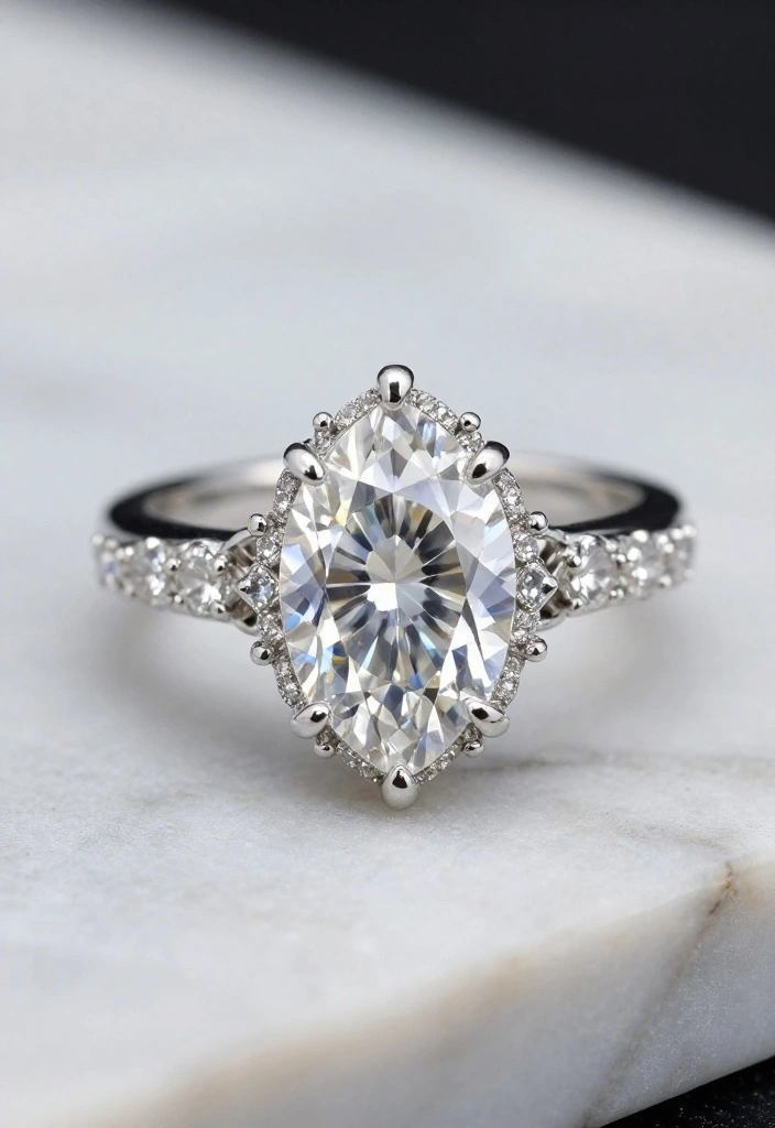 13 Marquise Engagement Rings with Intricate Settings That Will Leave You Breathless! - 10. Intricate Prong Settings 1