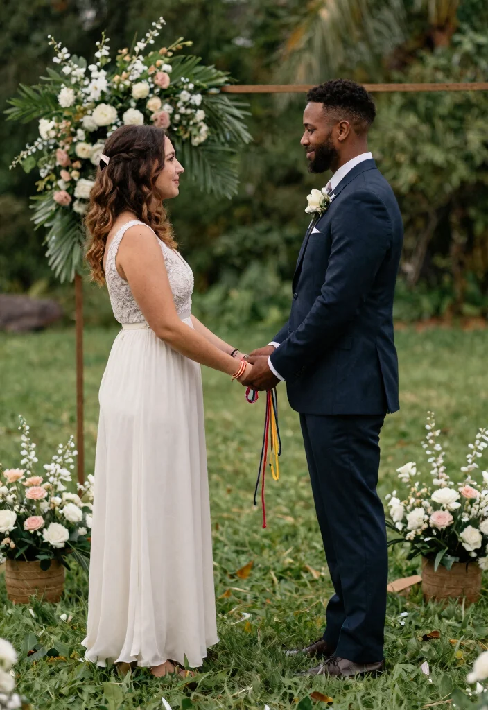 13 Unique Ceremony Rituals That Will Make Your Heart Skip a Beat! - 1. Handfasting Ceremony 1