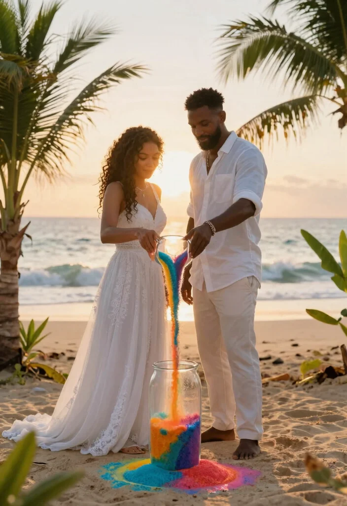 13 Unique Ceremony Rituals That Will Make Your Heart Skip a Beat! - 2. Unity Sand Ceremony 1