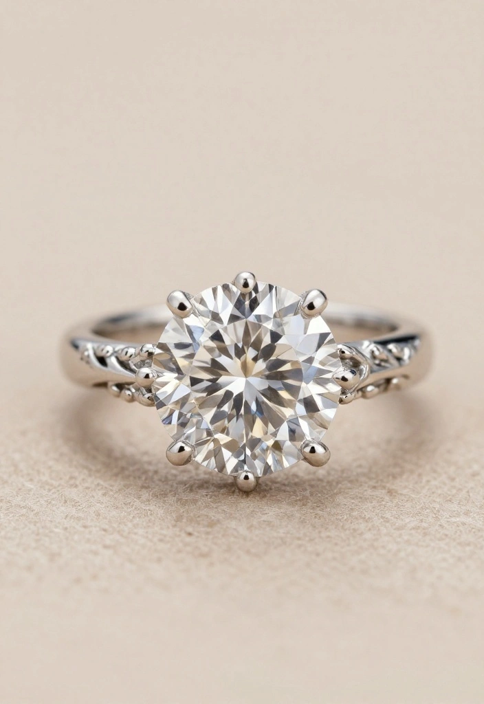 14 Diamond Engagement Rings That Prove Timeless Beauty Never Goes Out of Style! - 9. Nature-Inspired Designs 1