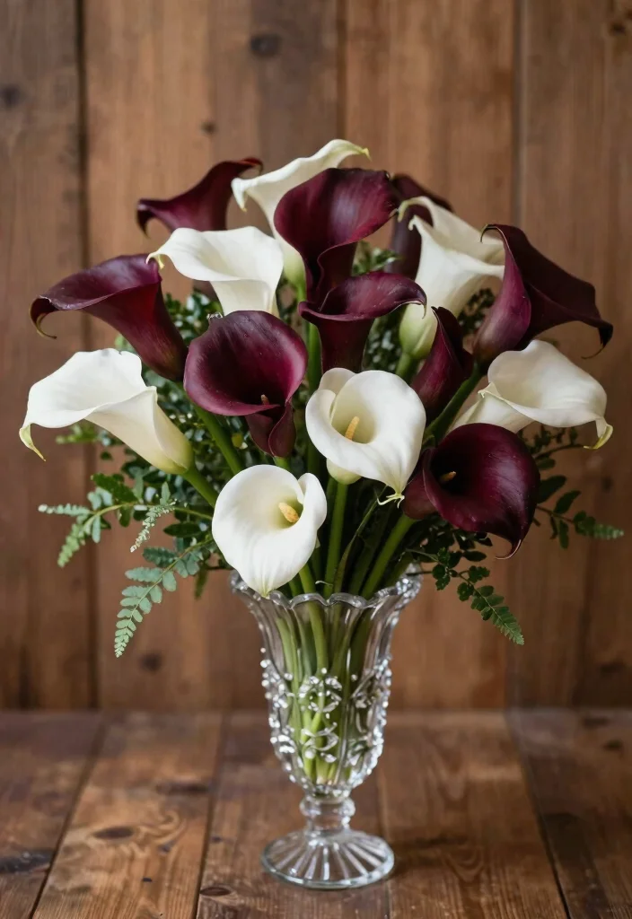 14 Gorgeous Vintage Wedding Flower Ideas That Will Steal Your Heart! - 10. Romantic Calla Lily Arrangements 1