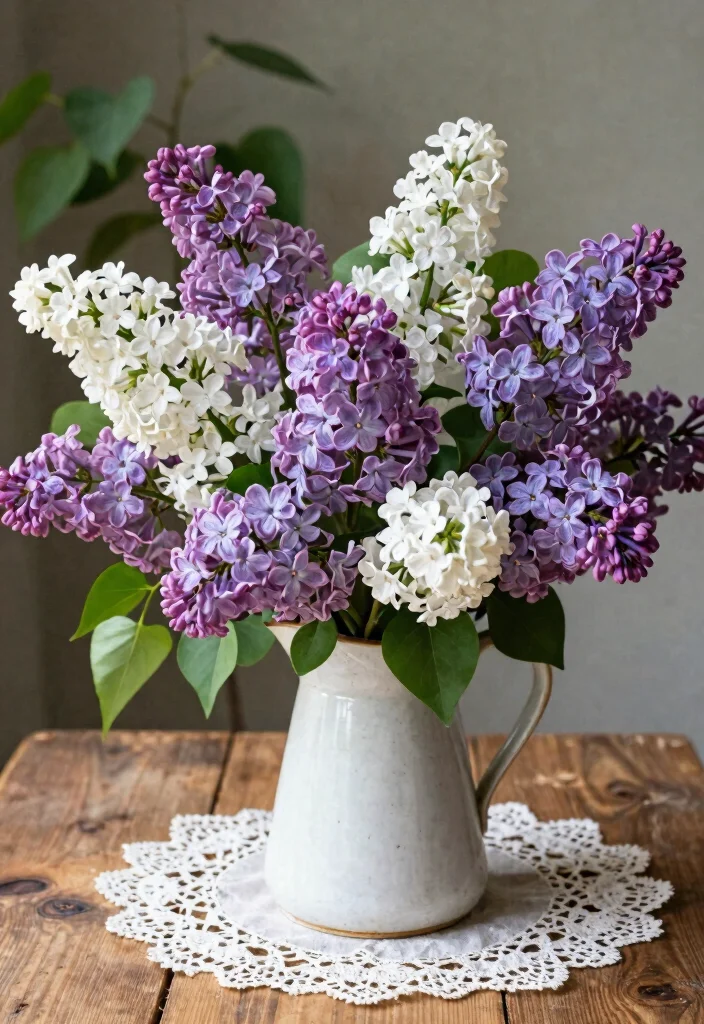 14 Gorgeous Vintage Wedding Flower Ideas That Will Steal Your Heart! - 6. Vintage Lilac Elegance 1
