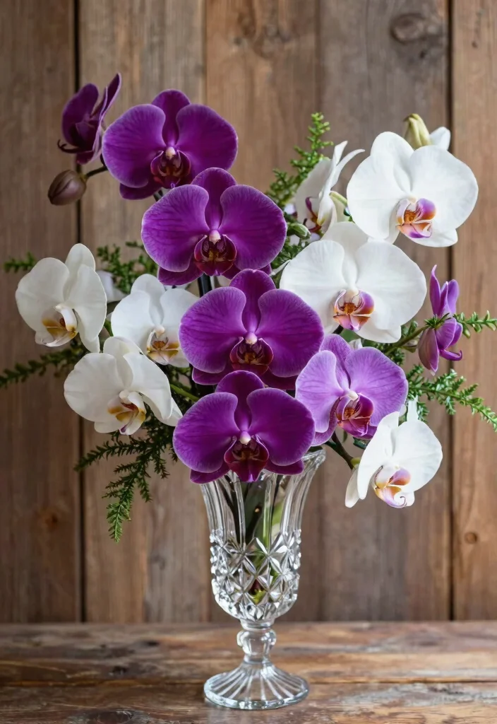 14 Gorgeous Vintage Wedding Flower Ideas That Will Steal Your Heart! - 9. Elegant Orchid Touches 1