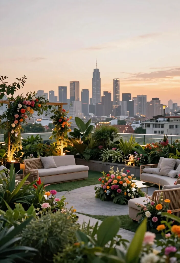 14 Modern City Wedding Venues That Will Wow Your Guests! - 3. Rooftop Garden 1