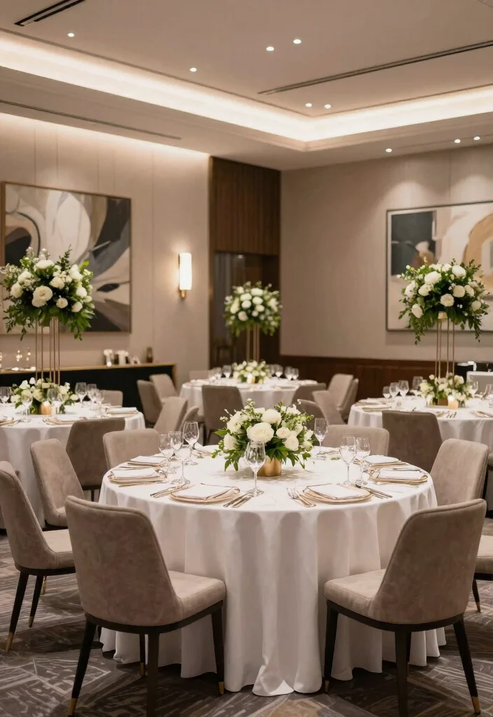 14 Modern City Wedding Venues That Will Wow Your Guests! - 6. Modern Banquet Hall 1