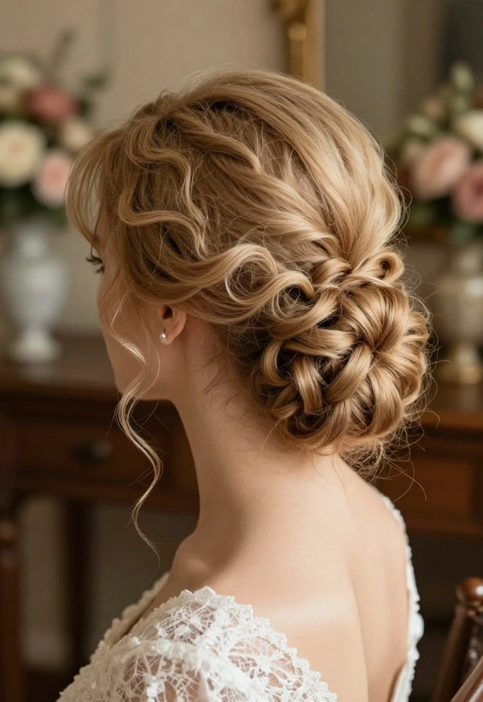 14 Romantic Loose Wedding Hairstyles That Are Effortlessly Beautiful (Check Out #9!) - 13. Soft Romantic Pinned Curls 1