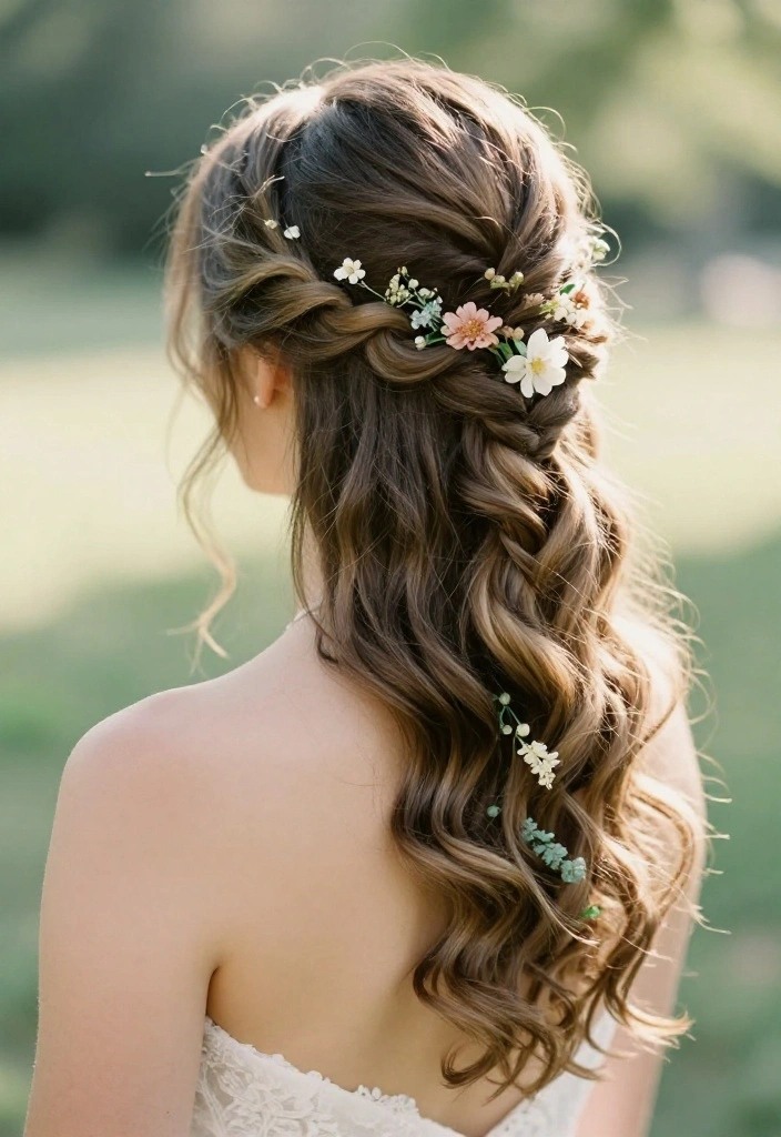 14 Romantic Loose Wedding Hairstyles That Are Effortlessly Beautiful (Check Out #9!) - 7. Loose Fishtail Braid 1