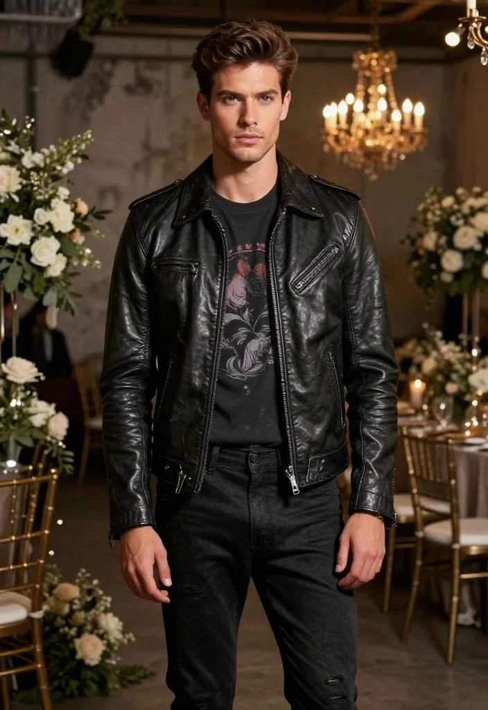 14 Unique Groom's Attire Ideas That Will Make You Stand Out on Your Big Day! - 12. The Edgy Look 1
