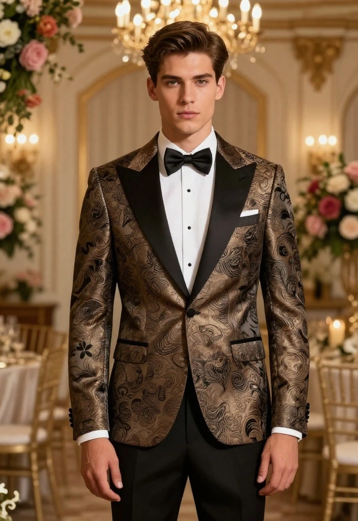 14 Unique Groom's Attire Ideas That Will Make You Stand Out on Your Big Day! - 2. The Classic Tuxedo with a Twist 1