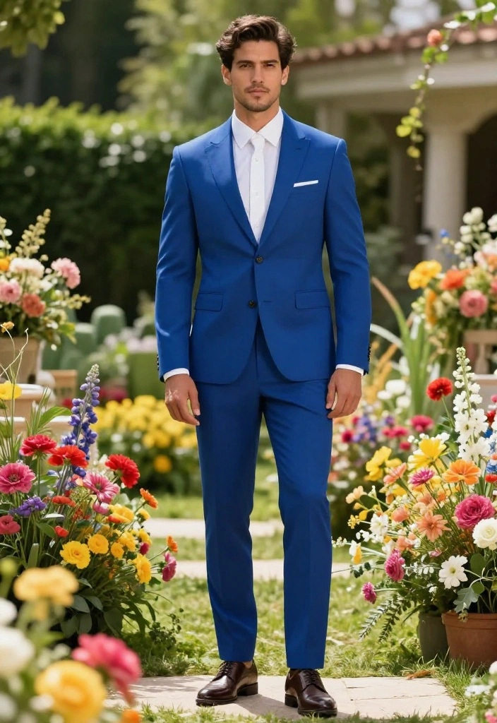 14 Unique Groom's Attire Ideas That Will Make You Stand Out on Your Big Day! - 3. Colorful Suit Choices 1