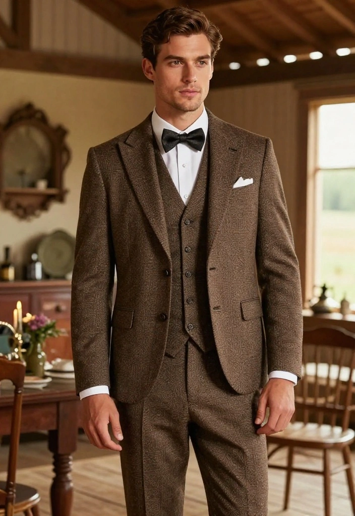 14 Unique Groom's Attire Ideas That Will Make You Stand Out on Your Big Day! - 4. Vintage-inspired Attire 1