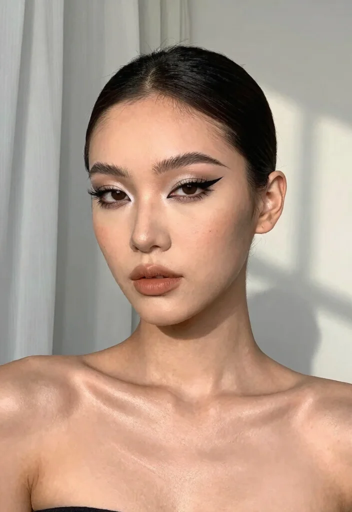 15 Dreamy Bridal Makeup Ideas Perfect for Your Fairytale Wedding (Don't Miss #9!) - 12. Edgy Graphic Liner 1