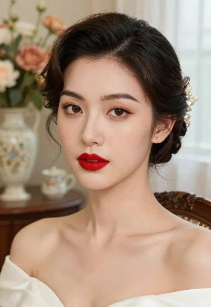 15 Dreamy Bridal Makeup Ideas Perfect for Your Fairytale Wedding (Don't Miss #9!) - 2. Classic Vintage Elegance 1